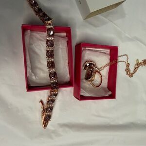 Vintage Avon Jewelry Set of 3 ( ring, necklace, bracelet)